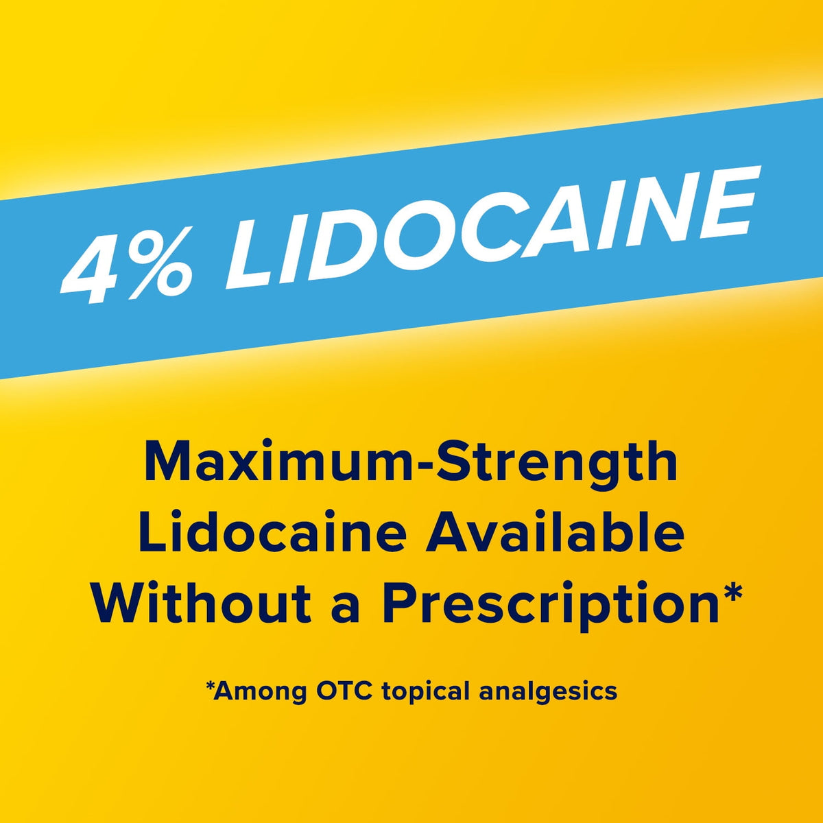 Aspercreme Max Strength Topical Numbing Pain Reliever for Nerve Pain Relief, 4% Lidocaine, Odor Free, 4.3 oz