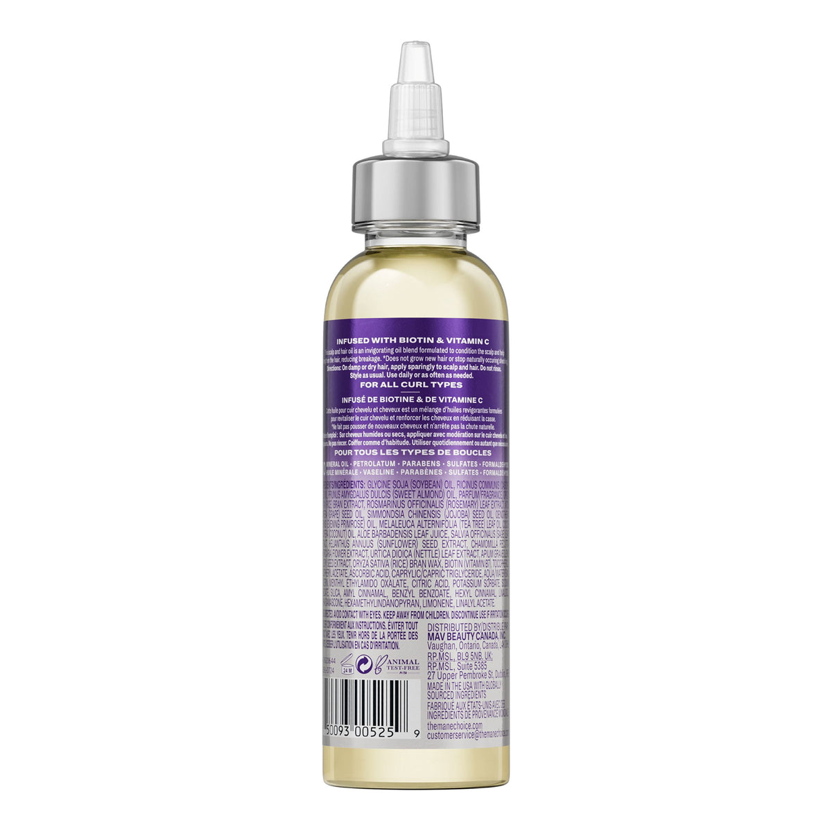 The Mane Choice Multi-Vitamin Hair Loss Prevention & Care Scalp Treatment, 4 fl oz., Thickening, Moisturizing