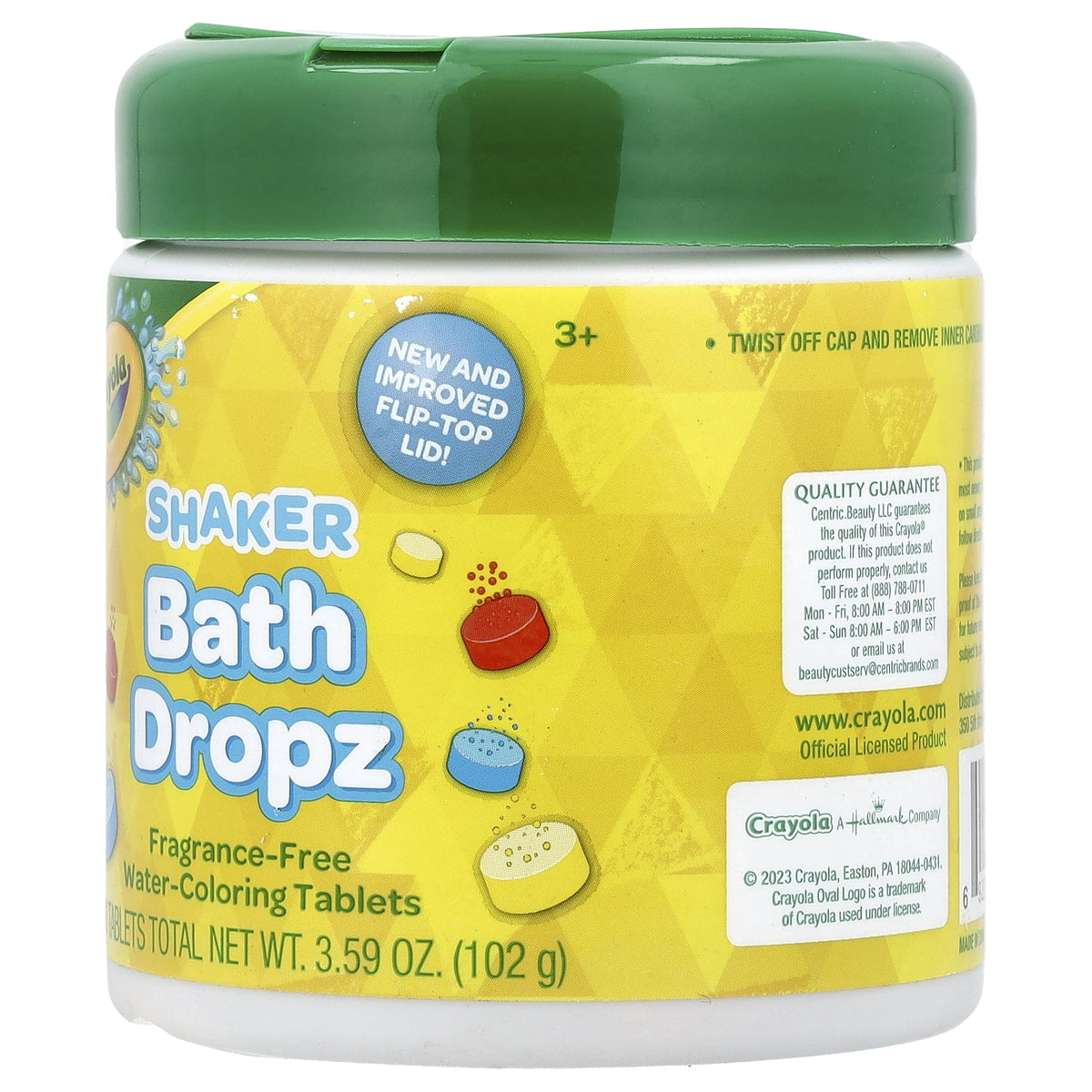 Crayola Bath Dropz Color, 60 Tablets, 3.59 OZ