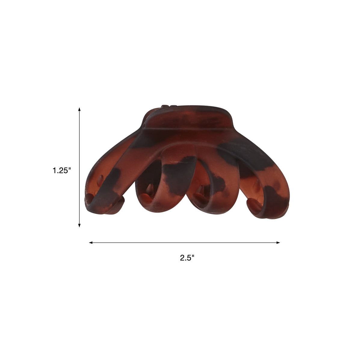 Scunci Octopus Claw Clip, Assorted Sizes, Multicolor, 6 Count