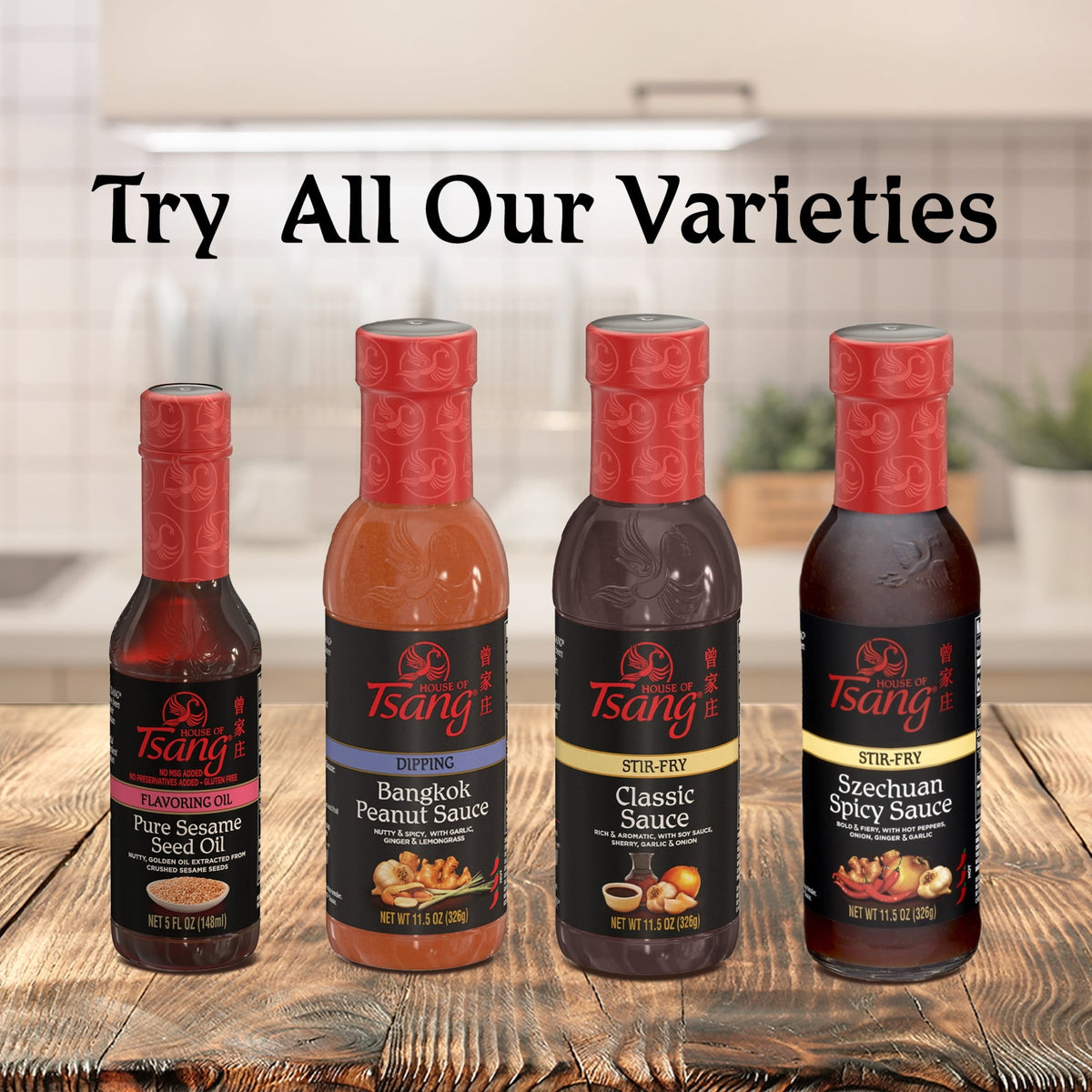 HOUSE OF TSANG General Tso Stir-Fry Liquid Sauce, Shelf-Stable, 12.6 oz Glass Bottle
