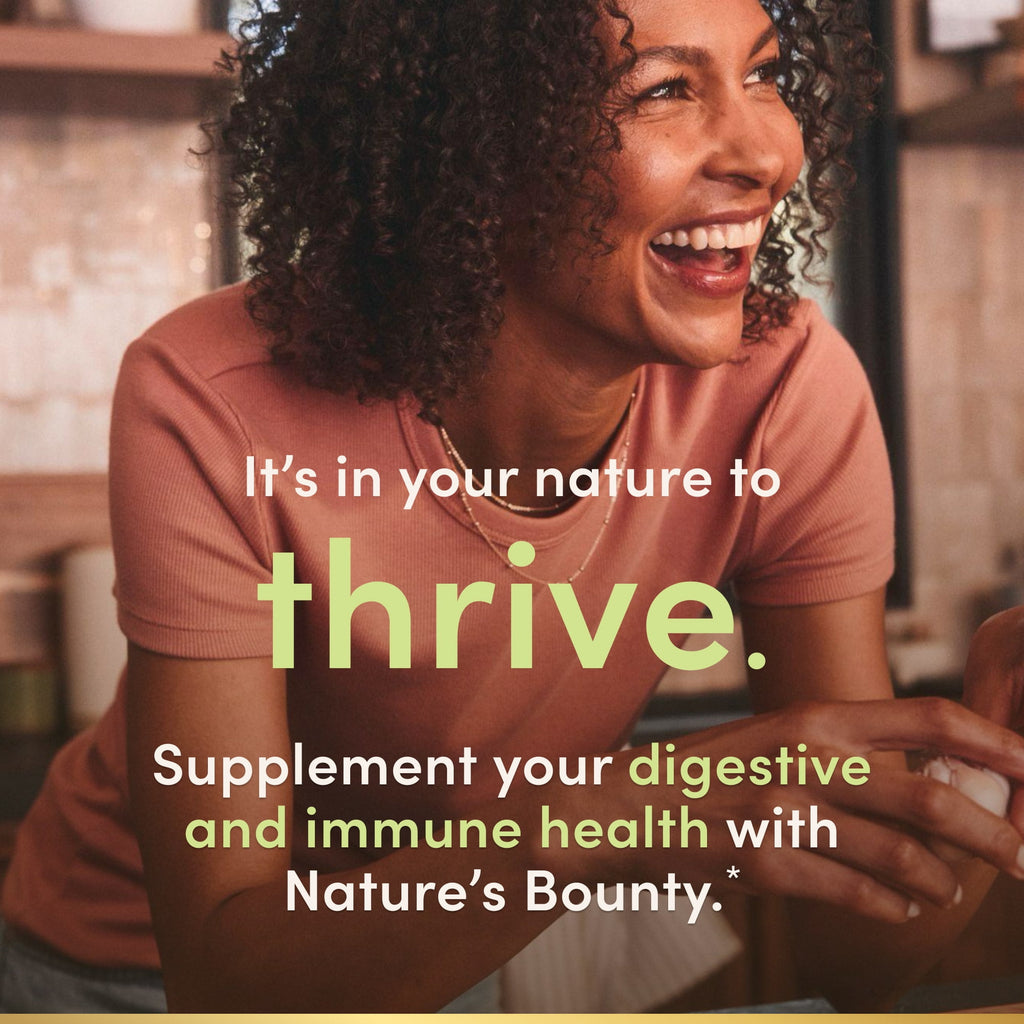 Nature's Bounty Probiotic Gummies for Digestive Gut Health and Immune Support, Multi-Flavored, 60 Ct