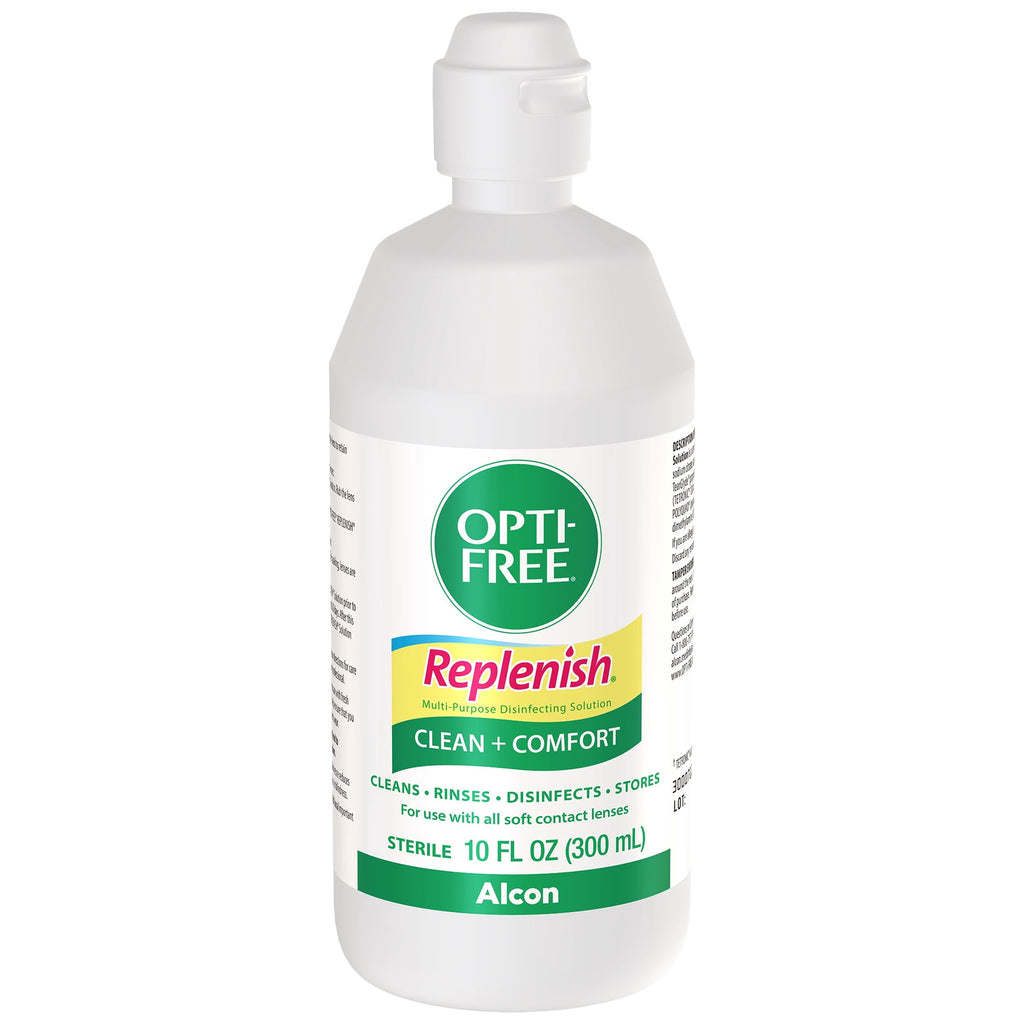 OPTI-FREE Replenish Multi-Purpose Disinfecting Contact Lens Solution, 10 fl oz