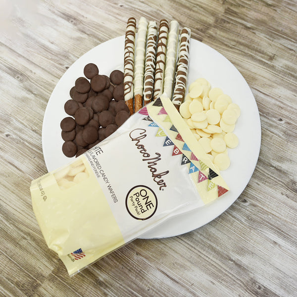 ChocoMaker White Vanilla Flavored Candy Wafers,16 oz