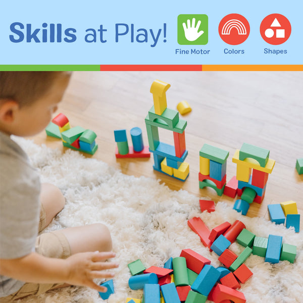Melissa & Doug 100 Wood Blocks