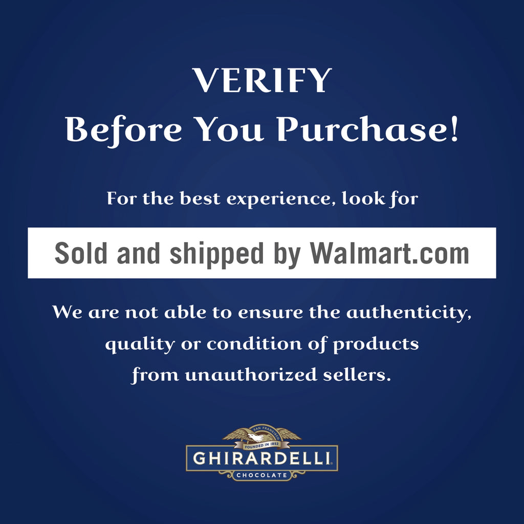 GHIRARDELLI Dark Chocolate Candy SQUARES with Mint Filling, 5.32 oz Bag