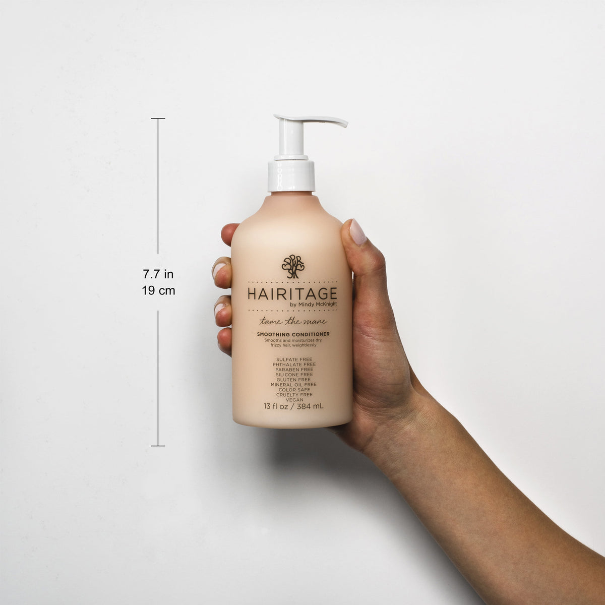 Hairitage Tame The Mane Hair Conditioner for Frizzy Hair, Jojoba & Avocado, 13 floz​, pump dispenser