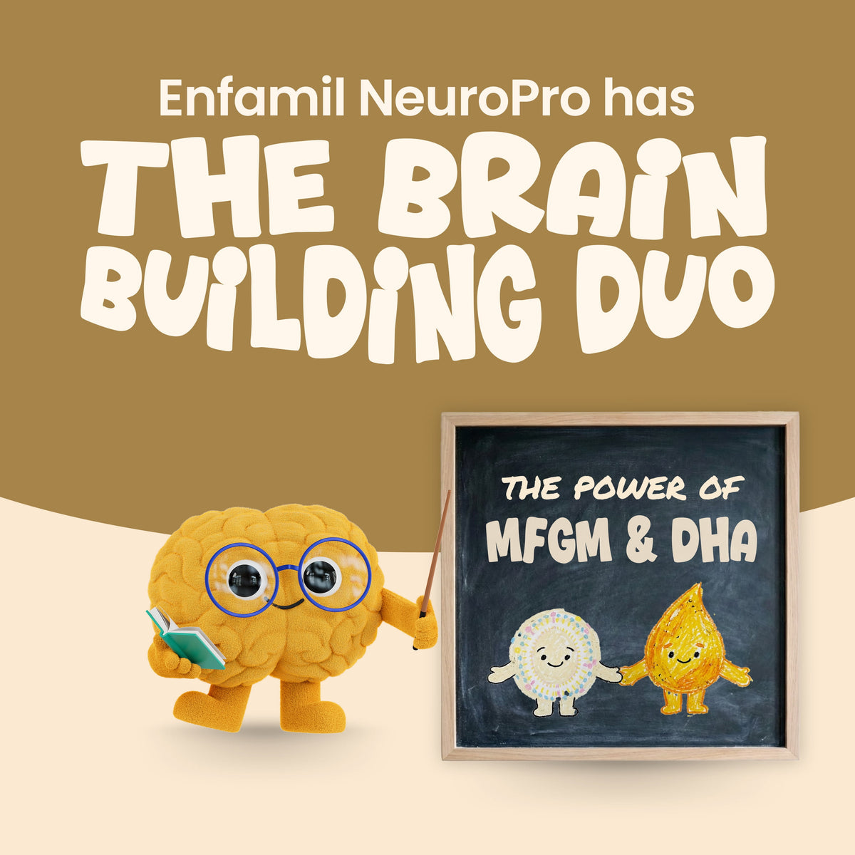 Enfamil NeuroPro Baby Formula, Brain Building Duo DHA & MFGM, Infant Formula Powder, 28.3 oz Can
