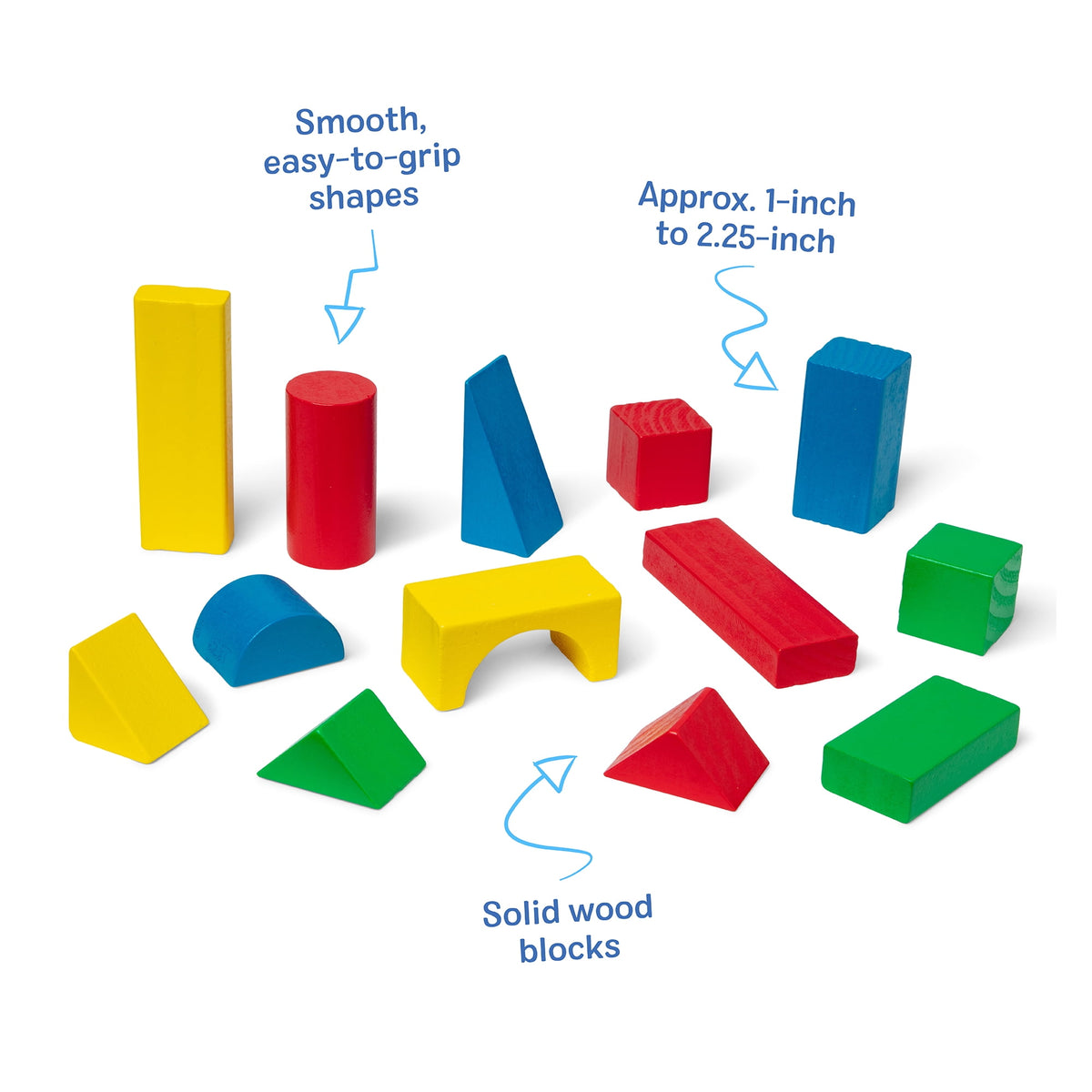 Melissa & Doug 100 Wood Blocks