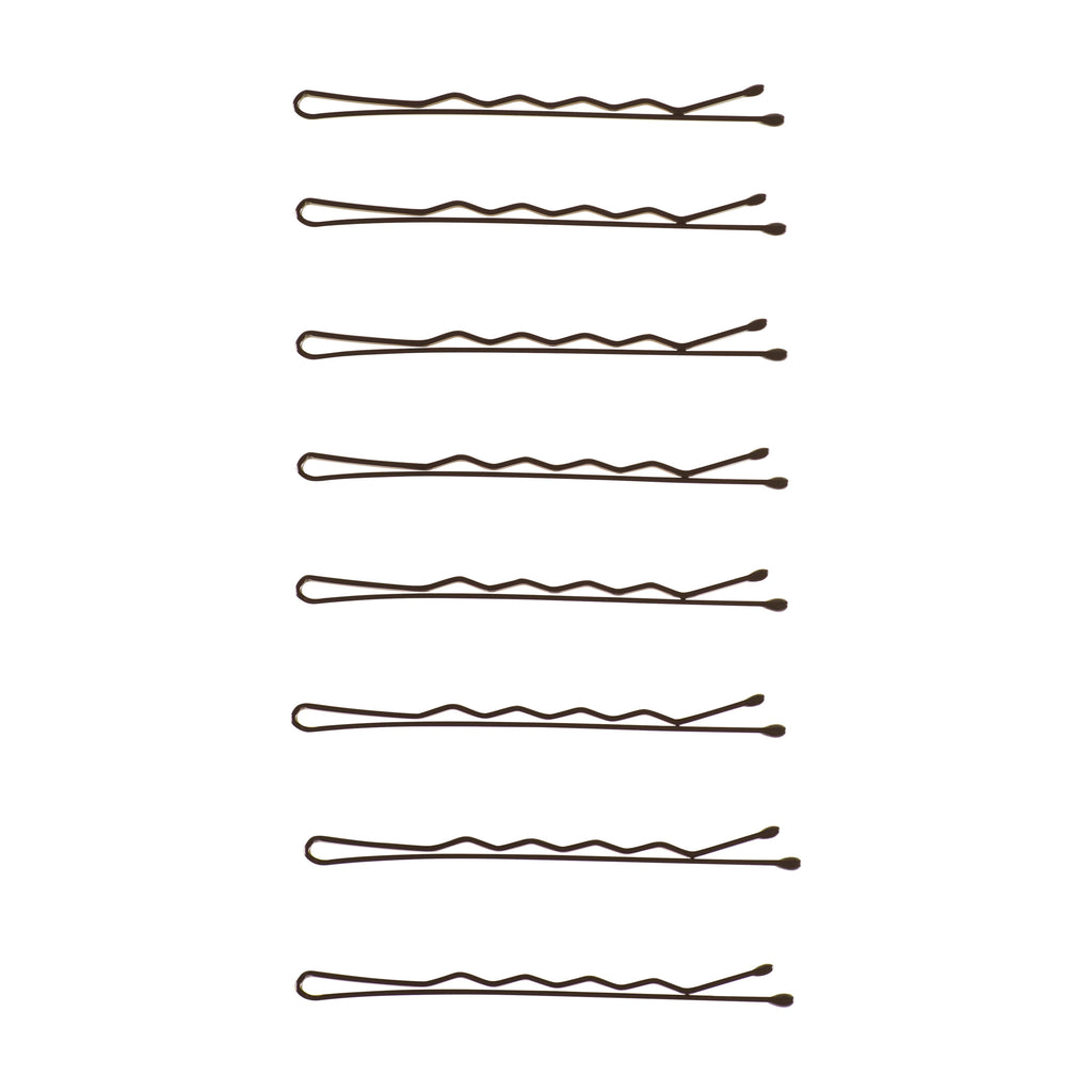 Goody Bobby Pins, Slide Proof Grip, Secure Hold Hair Pins, for All Ages, Black, 90 Ct