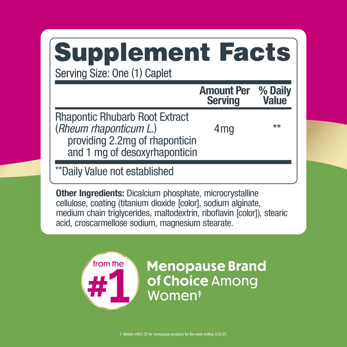 Estroven Menopause Relief Complete Multi-Symptom Daily Supplement, Support for Hot Flashes & Night Sweats, 28 Count