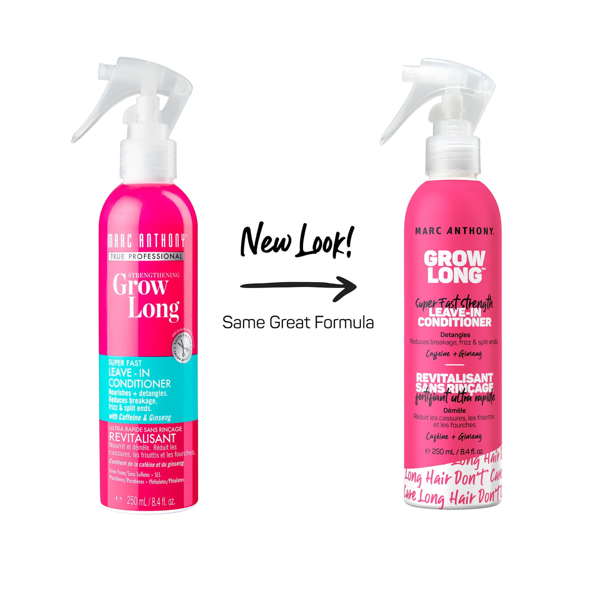 Marc Anthony GROW LONG Super Fast Strength Leave-in Conditioner with Ginseng, 8.4 fl oz