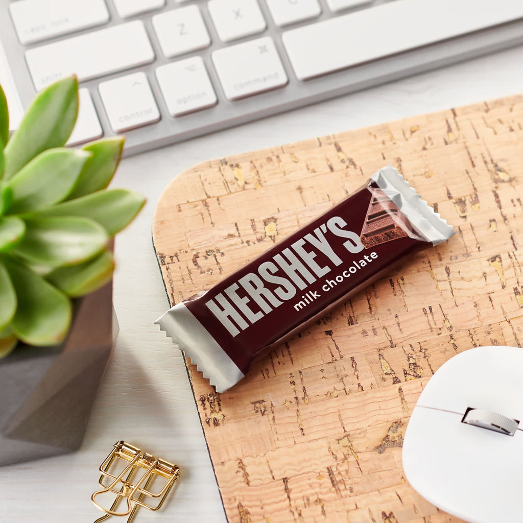 Hershey's Milk Chocolate Candy Bars & Miniatures, Snack Size, .45 oz (10 Count)