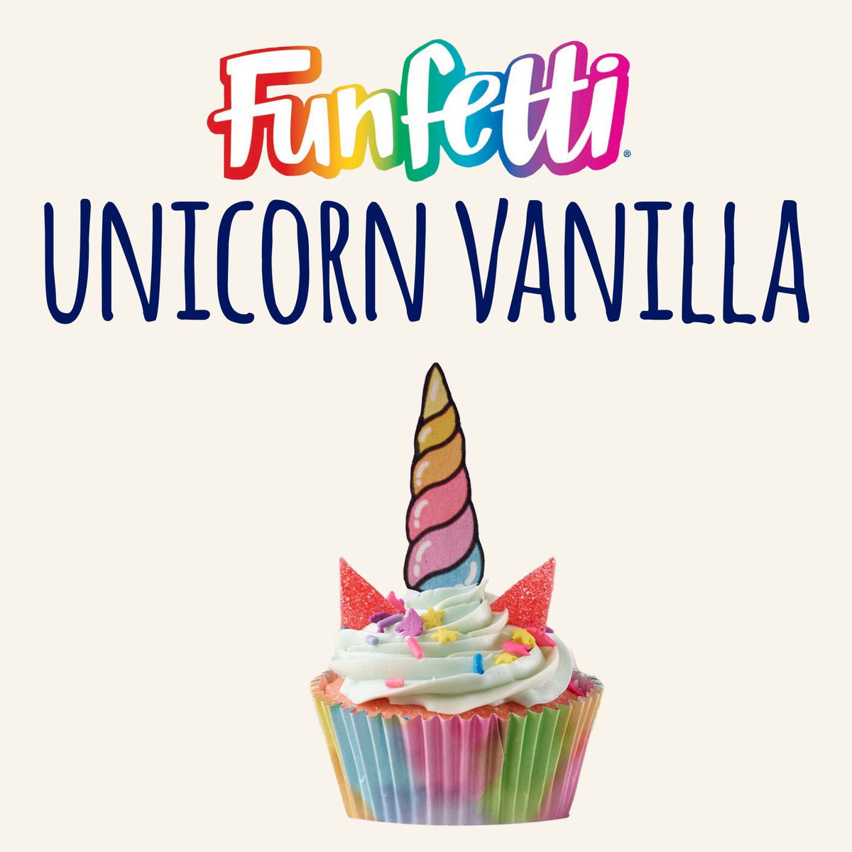 Pillsbury Funfetti Unicorn Vanilla Frosting, 15.6 oz Tub