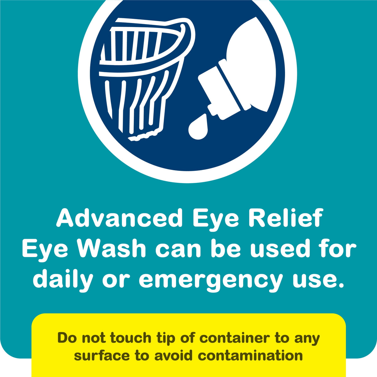 Advanced Eye Relief Eye Wash for Eye Cleansing, 4 fl oz