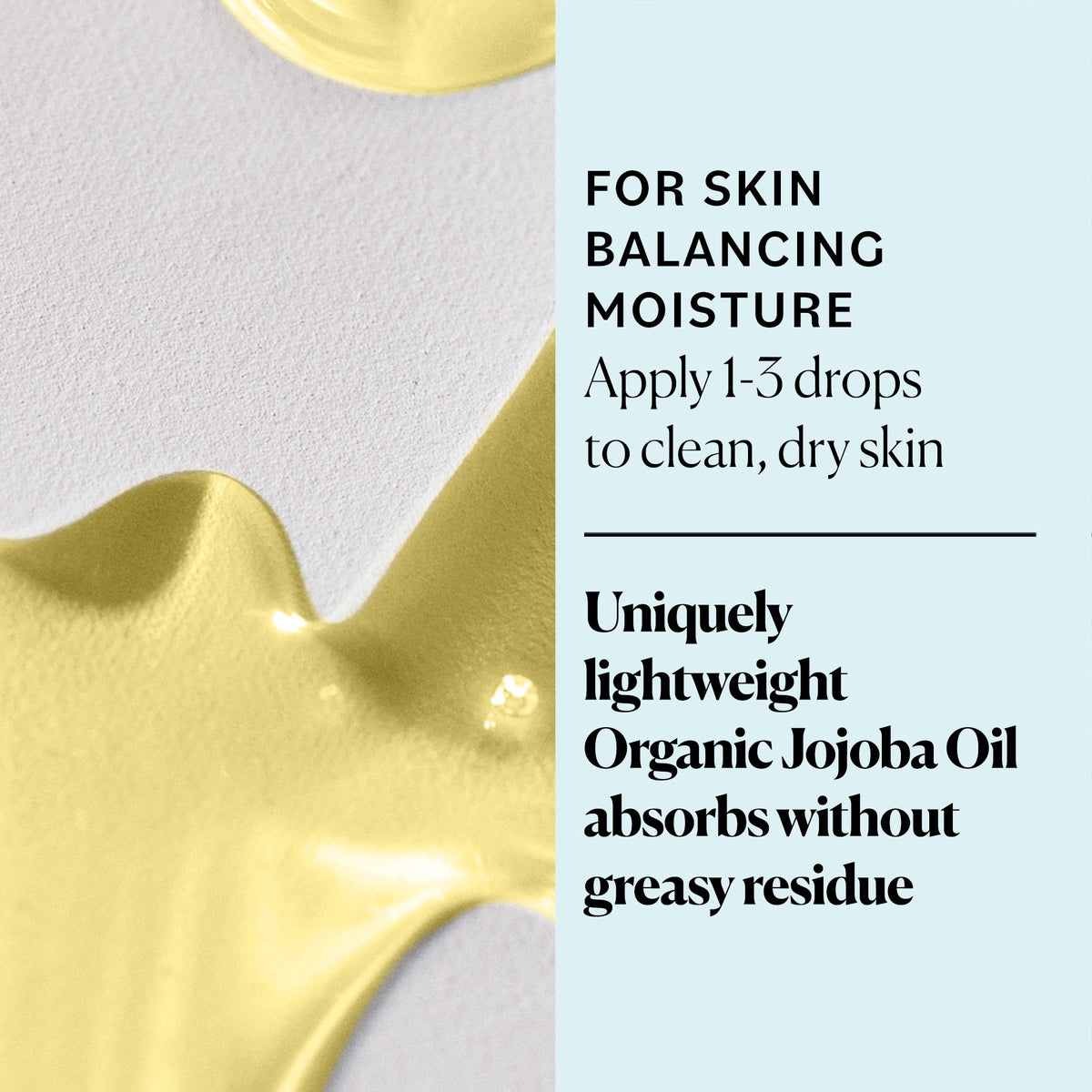 Sky Organics Organic Jojoba Oil for Face, Balancing Oil for Light Hydration & Helps Reduce Excess Oiliness, Suitable For Oily, Combination