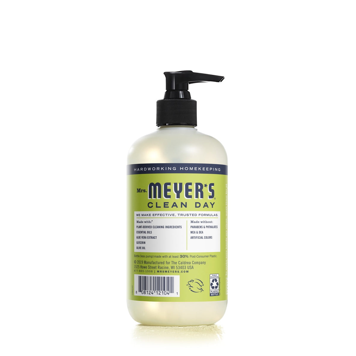 Mrs. Meyer's Clean Day Liquid Hand Soap, Lemon Verbena Scent, 12.5 Ounce Bottle