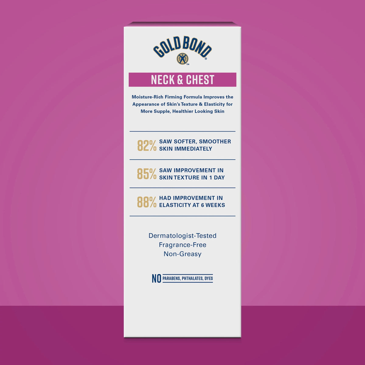 Gold Bond Age Renew Neck & Chest Firming Cream, 2 Oz, Hydrates, Renews, and Visibly Improves Firmness, Texture & Elasticity of Aging Skin, Non-Greasy