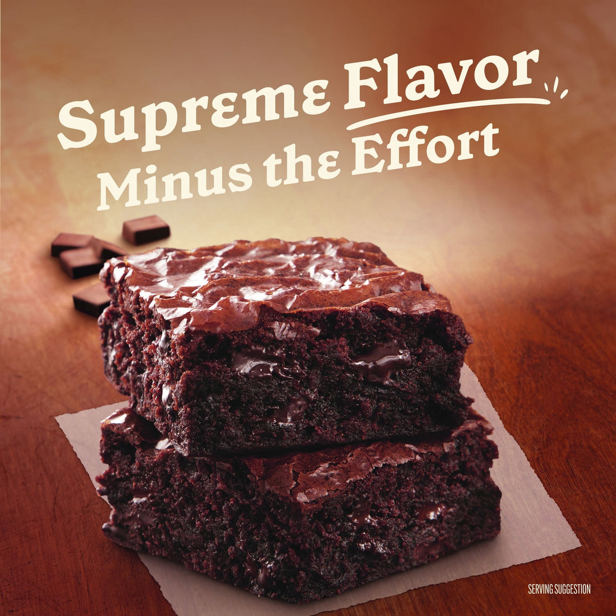Betty Crocker Supreme Chocolate Chunk Brownie Mix, 18 oz