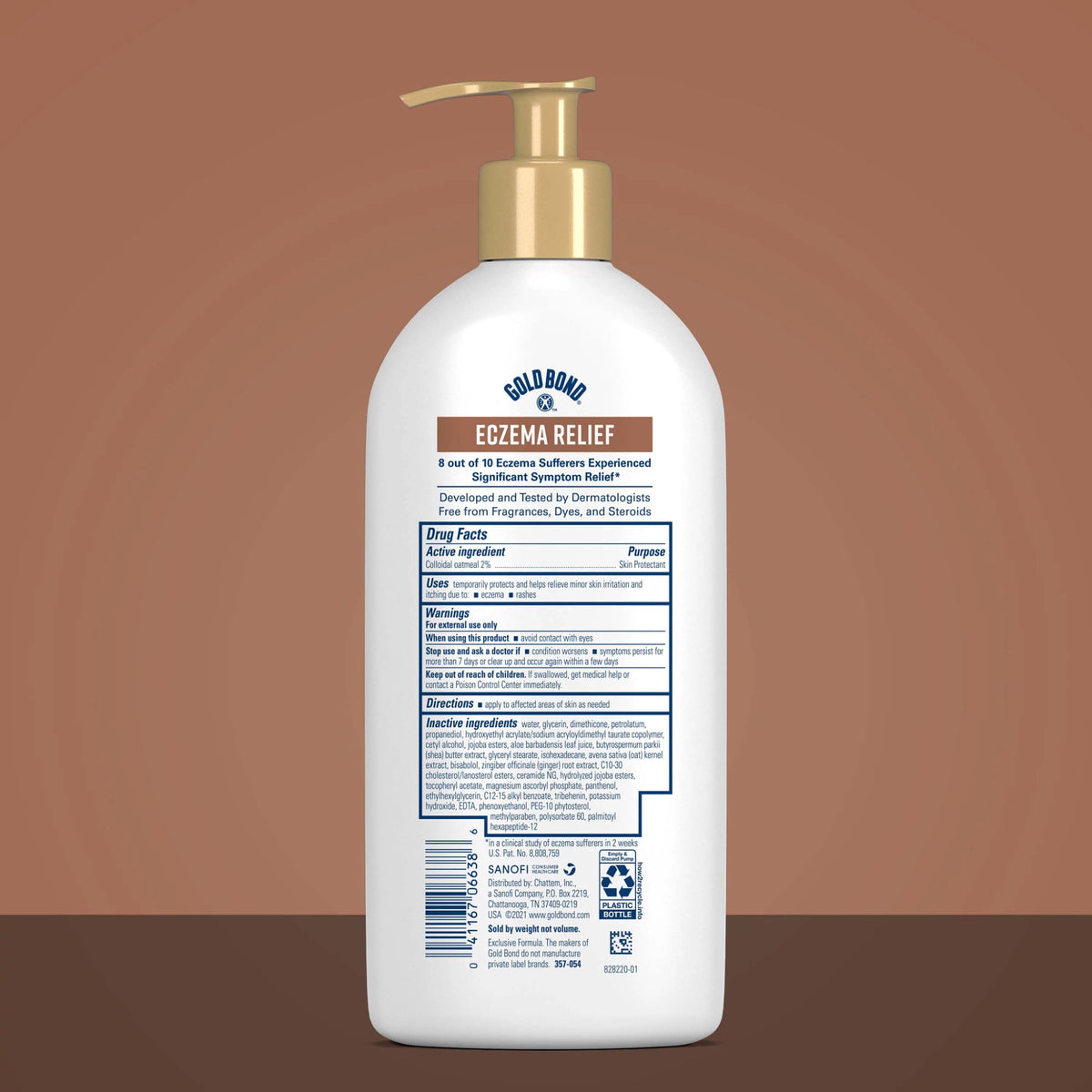 Gold Bond Medicated Eczema Relief Skin Protectant Lotion, 14 oz., Gold Bond Lotion With 2% Colloidal Oatmeal