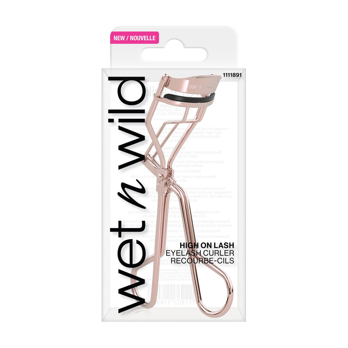 Wet n Wild High on Lash No Pinching Eyelash Curler, Metal