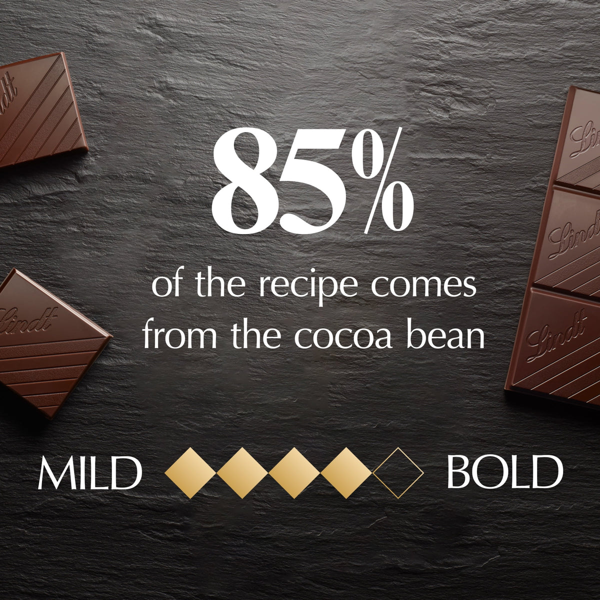 Lindt Excellence 85% Cocoa Dark Chocolate Candy Bar, 3.5 oz, Bar