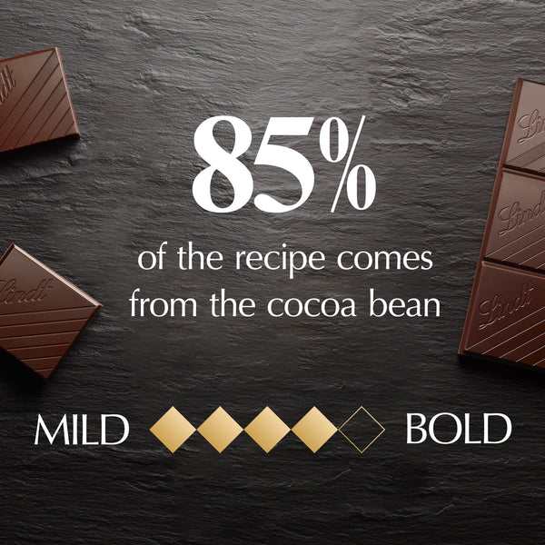 Lindt Excellence 85% Cocoa Dark Chocolate Candy Bar, 3.5 oz, Bar