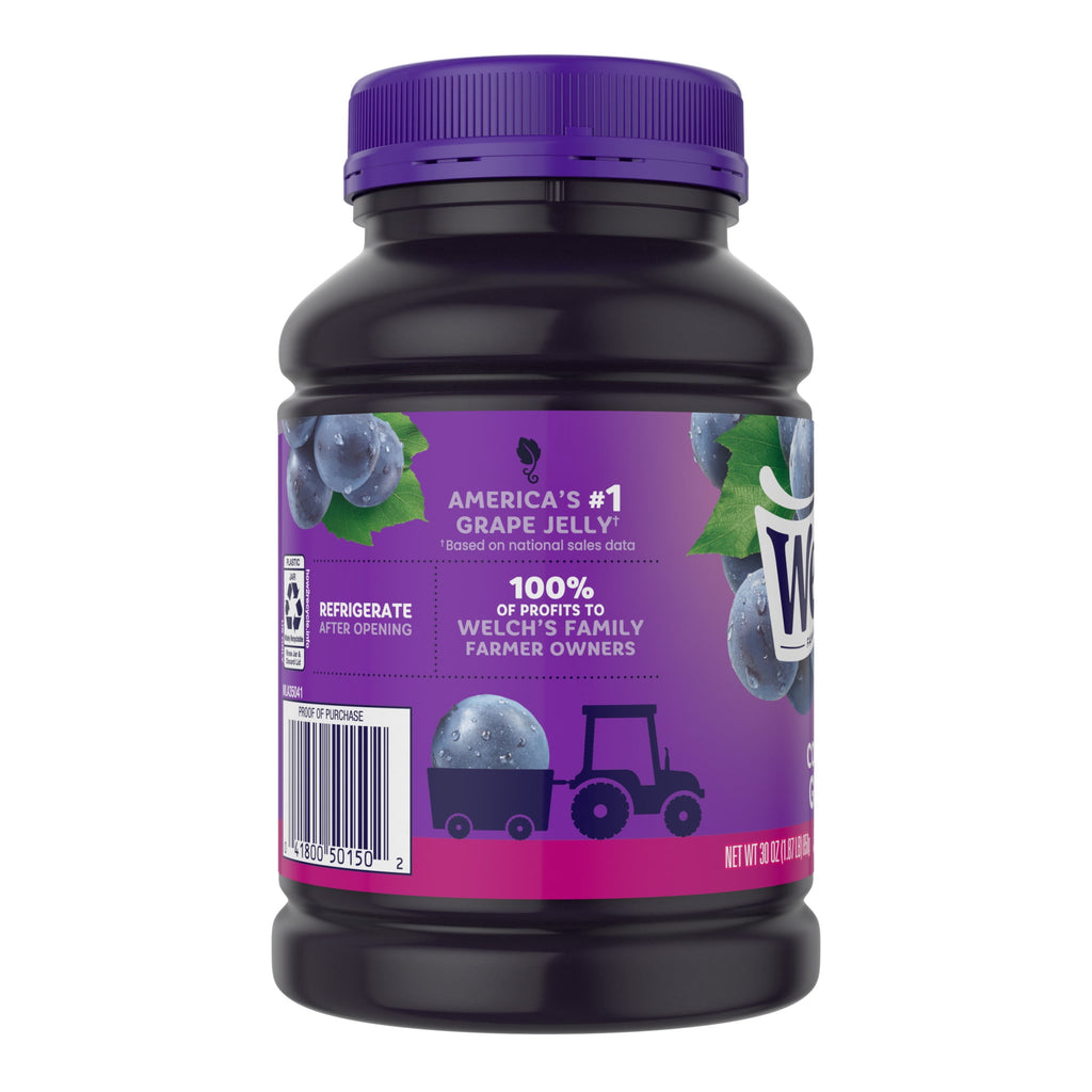 Welch's Concord Grape Jelly, 30 oz Jar
