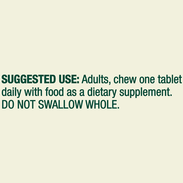 Spring Valley Vitamin C Dietary Supplement, Orange Flavor, 500 mg, 60 Count, Chewable Tablets