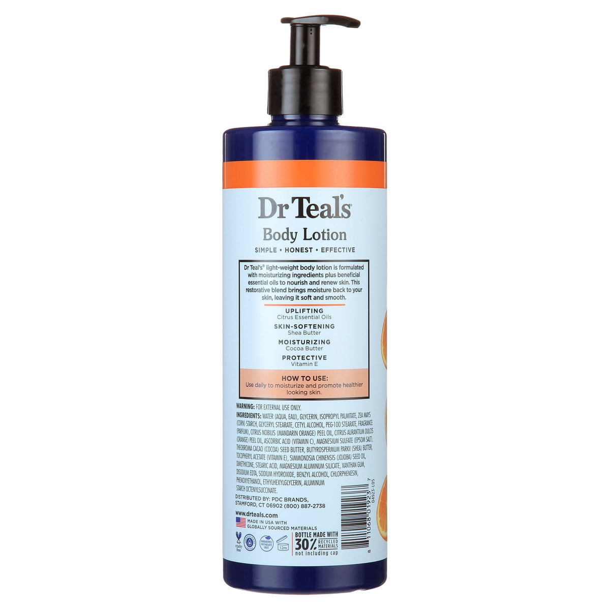 Dr Teal's Vitamin C Lotion, 18 oz.