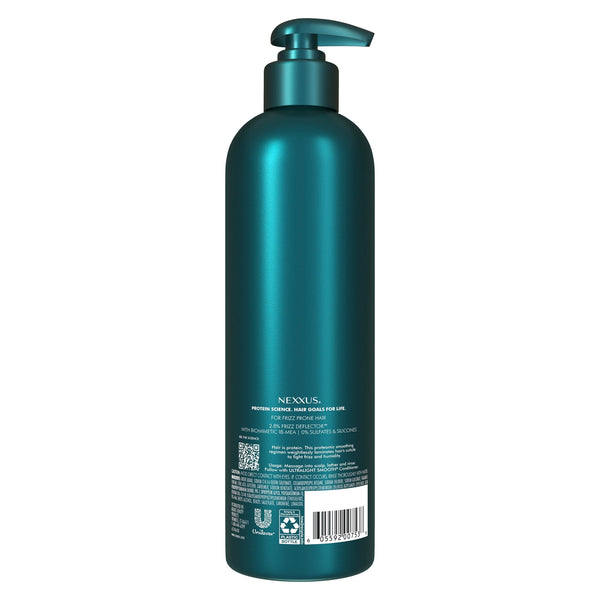 Nexxus Ultralight Smooth Smoothing Shampoo For Frizzy Hair Powered By Frizz Deflector Technology With Biomimetic 18-Mea, 16.5 fl oz