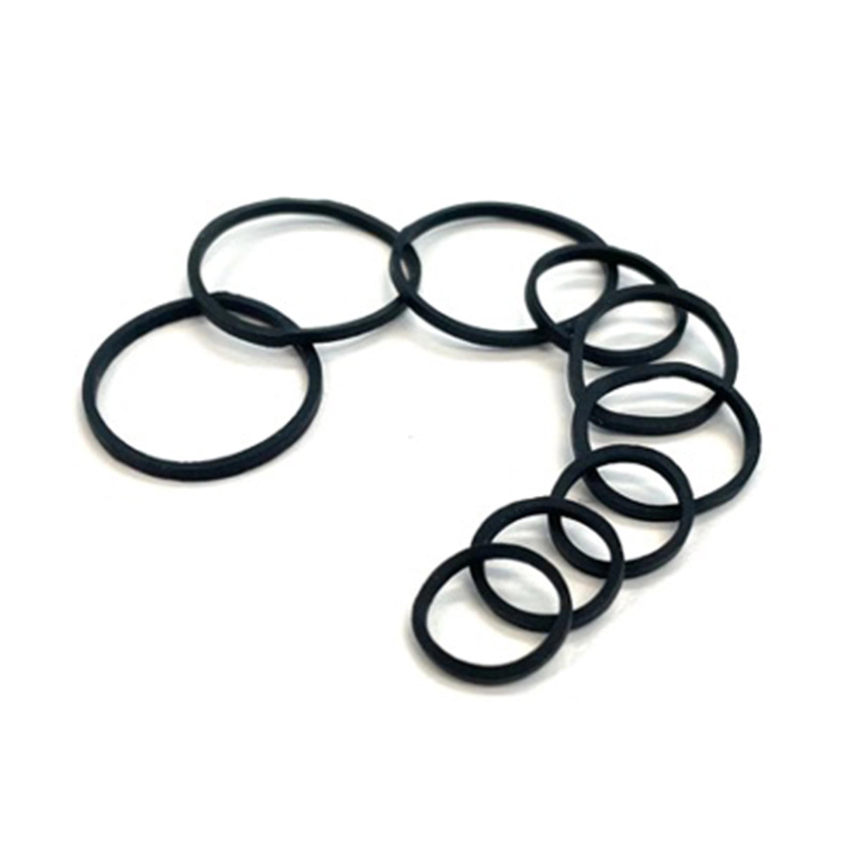 Goody Ouchless No Metal Black Braided Hair Ties, Strong Hold, 30 Count