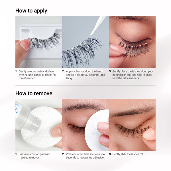 Kiss Looks So Natural 100% Human Hair False Eyelashes Multipack #03, 5 Pairs
