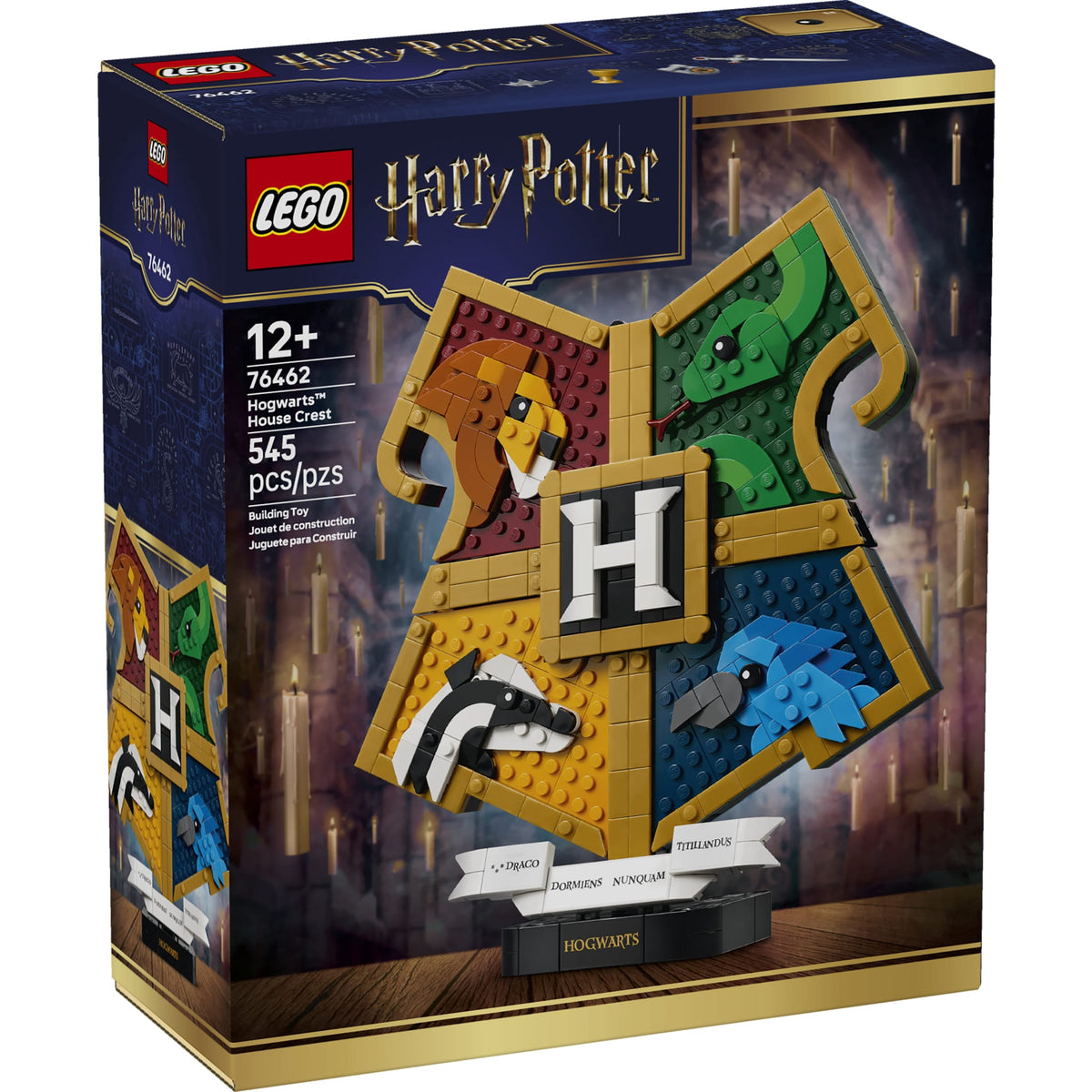 LEGO Harry Potter Hogwarts House Crest Building Set 76462, Ages 12+