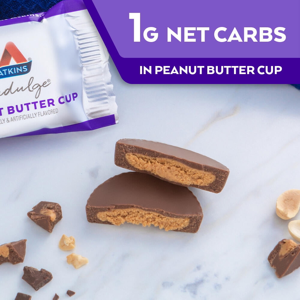 Atkins Endulge Treats, Peanut Butter Cups, Dessert Favorite, Low Carb, Low Sugar, 10 Count