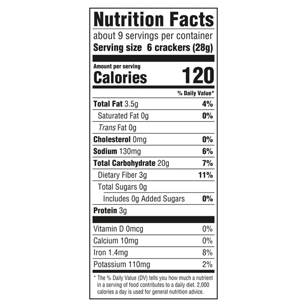 Triscuit Roasted Garlic Whole Grain Wheat Crackers, Lunch Snacks, Snack Crackers, 8.5 oz
