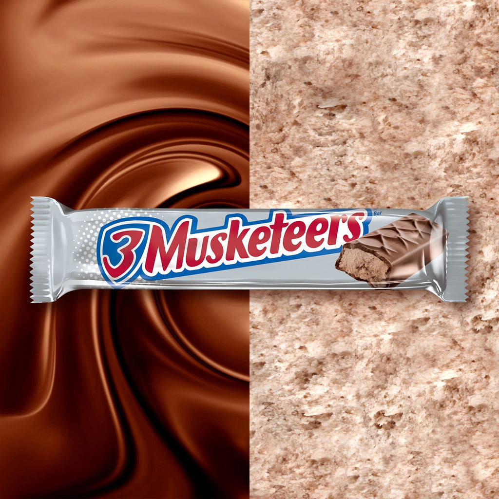 3 Musketeers Candy Milk Chocolate Bars Bulk - 1.92 oz