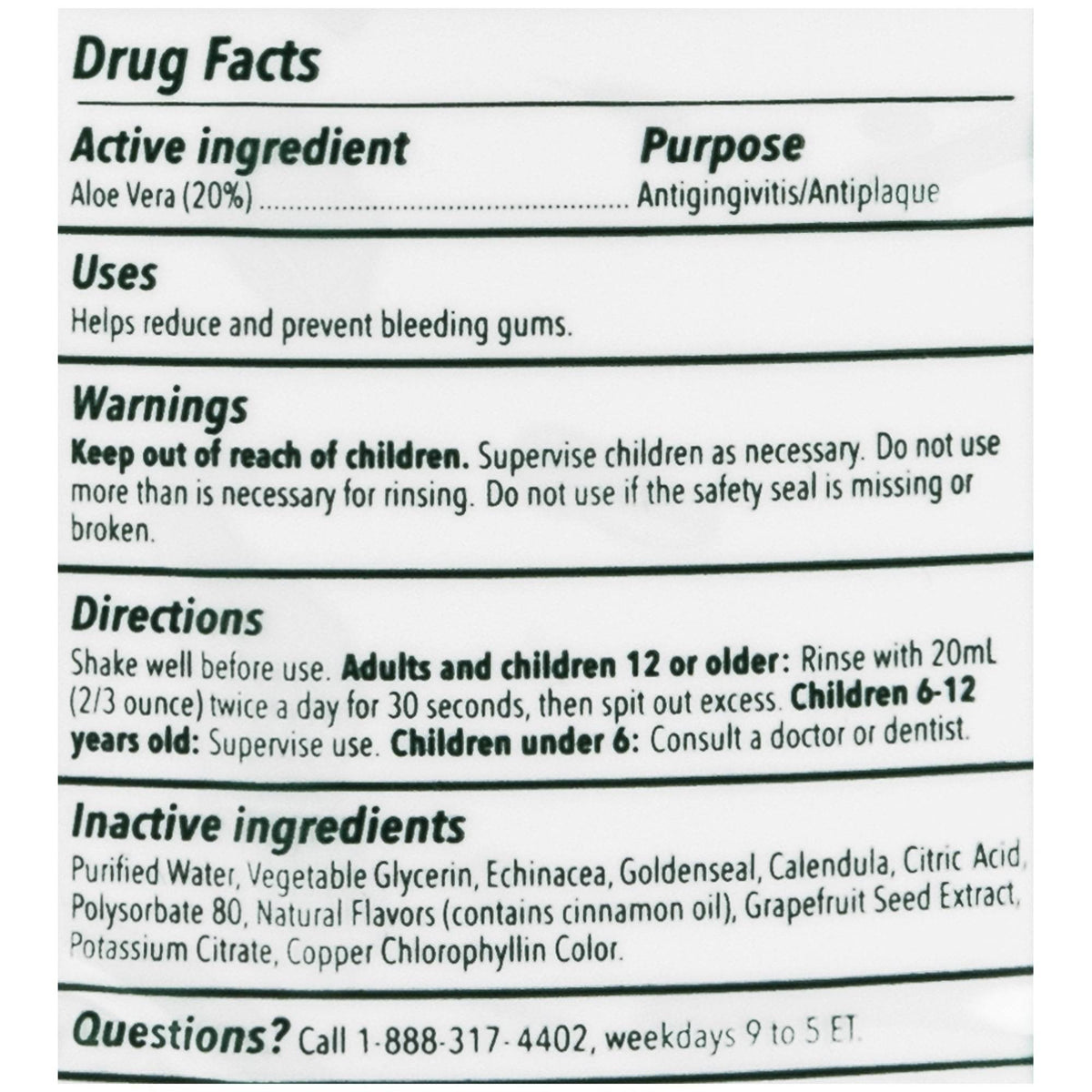 The Natural Dentist Antigingivitis Rinse, Peppermint Twist, 16.9 oz - OTC Shoppe Express