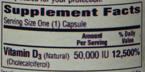 Bio Tech Pharmacal Inc, D3-50, Cholecalciferol, Capsules, 100 ea - OTC Shoppe Express