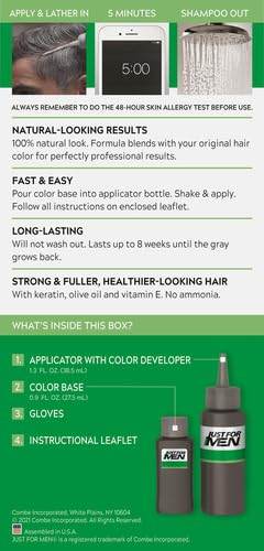 Just For Men Shampoo-In Color Kit, Light Brown, 1 ea - OTC Shoppe Express