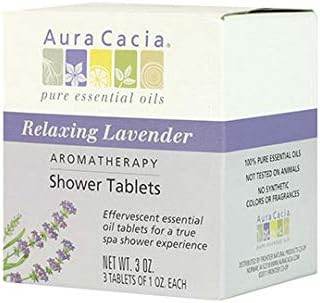 Aura Cacia Shower Tablets, Relaxing Lavender, 3 ea - OTC Shoppe Express
