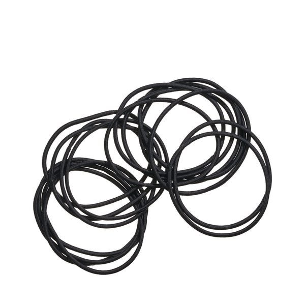 Goody XL Elastics For Extra Thick Hair Accessories, 15 Count, Black