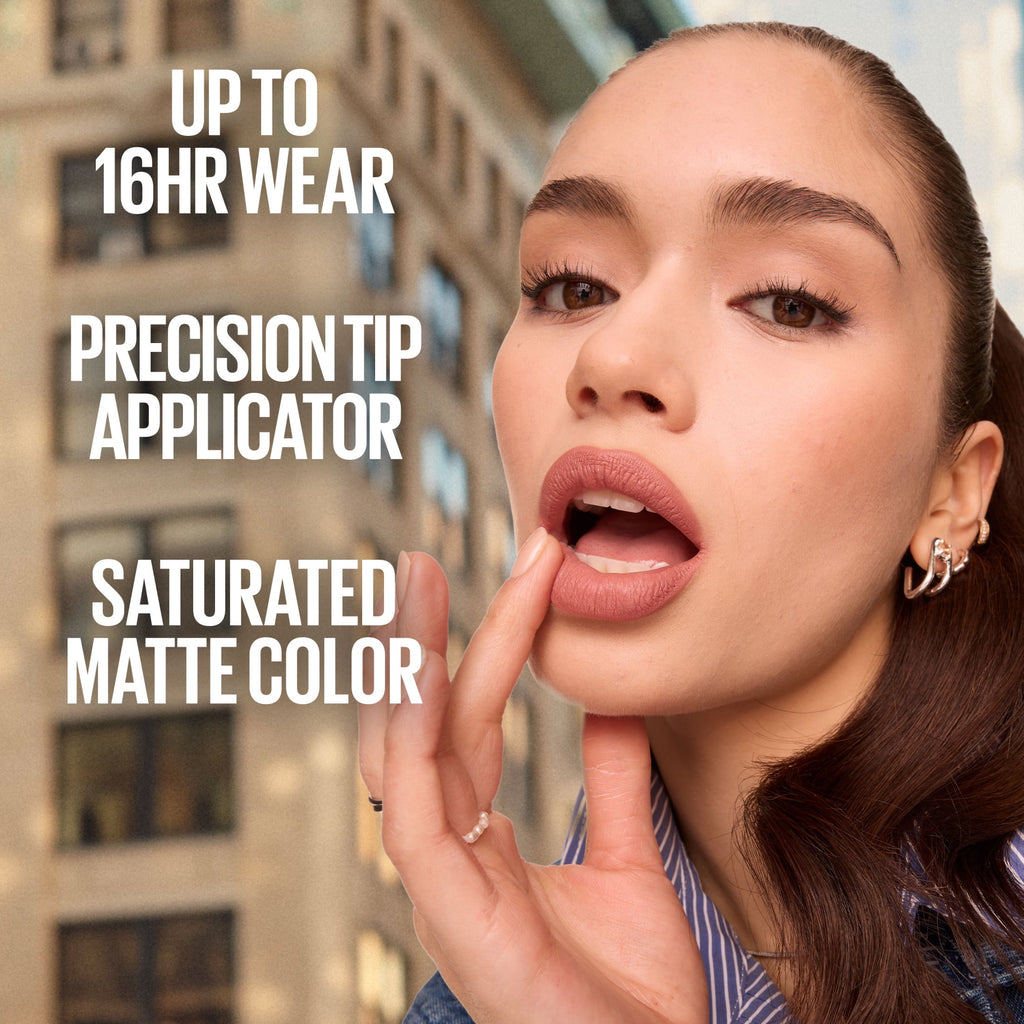 Maybelline Super Stay Matte Ink City Edition Liquid Lipstick, Self-Starter