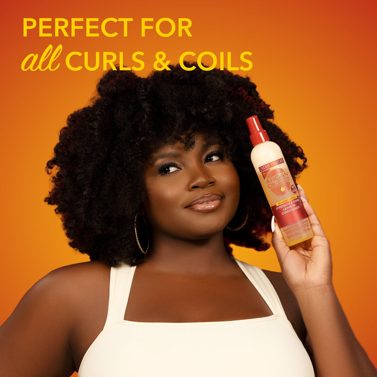 Creme of Nature Argan Oil Strength & Shine Leave-In Conditioner, 8.45 fl oz