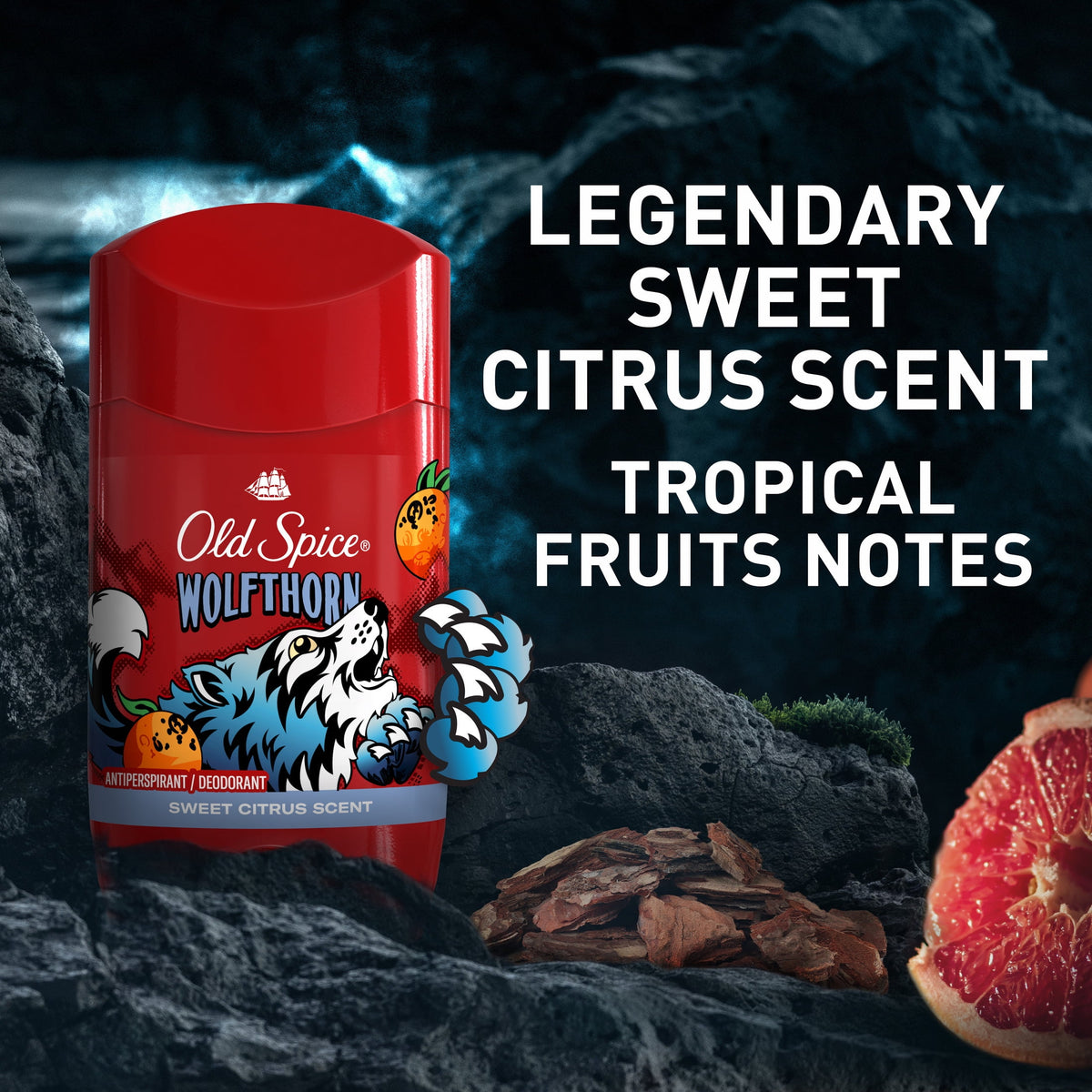 Old Spice Antiperspirant Deodorant for Men, Wolfthorn, 3.4 oz
