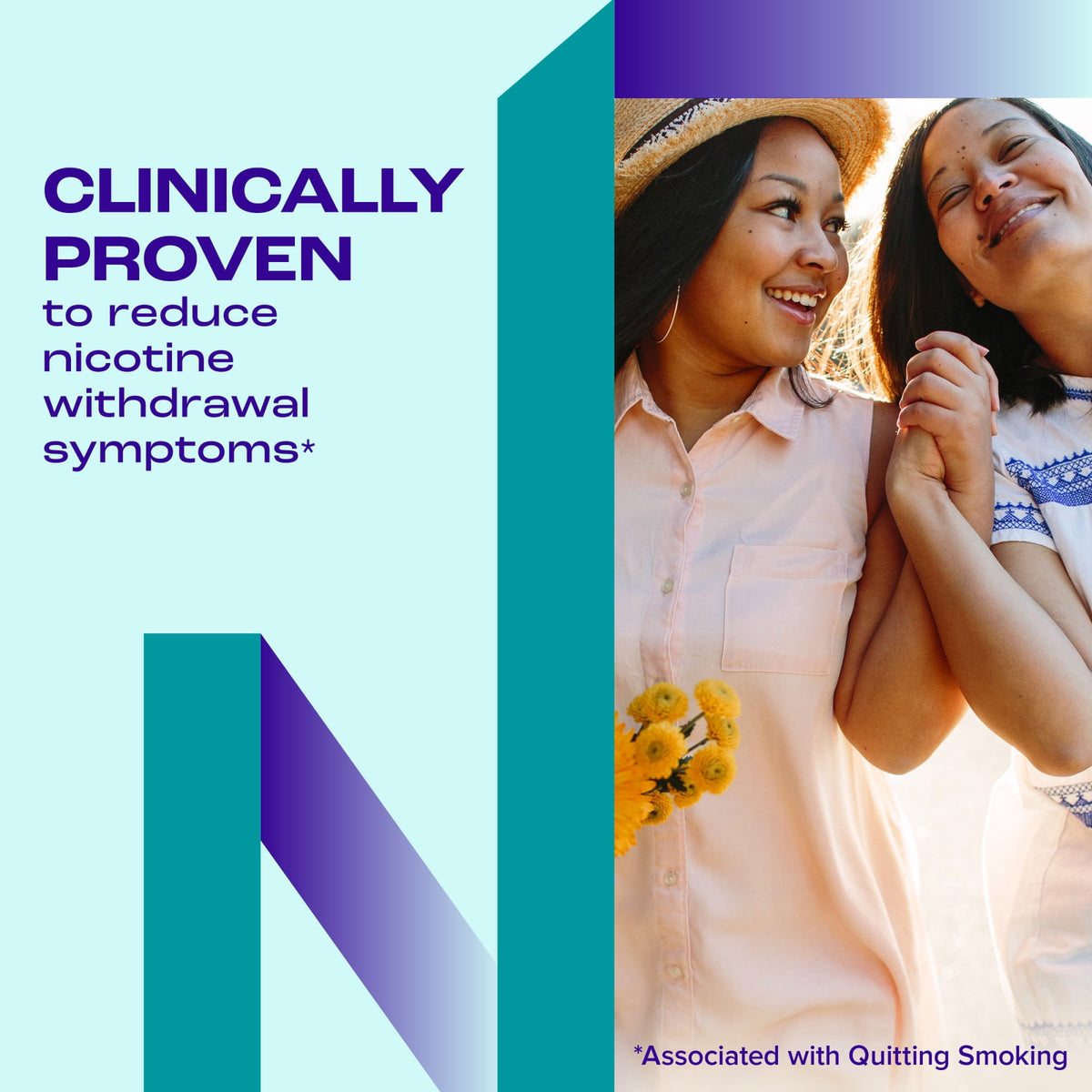 Nicorette Nicotine Gum, Stop Smoking Aids, 2 mg, White Ice Mint, 20 Count