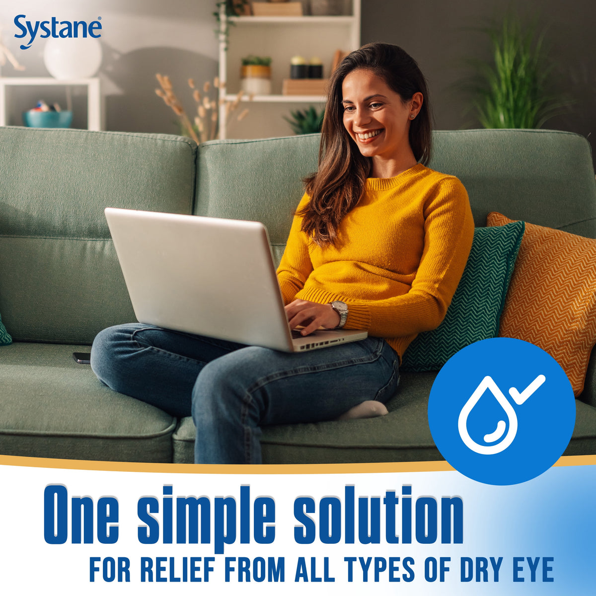 Systane Complete Dry Eye Care Symptom Relief Eye Drops for Daily Use, 10 ml