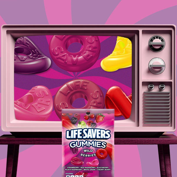 Life Savers Gummies, Wild Berries Fruit Gummy Candy, 7 oz Bag