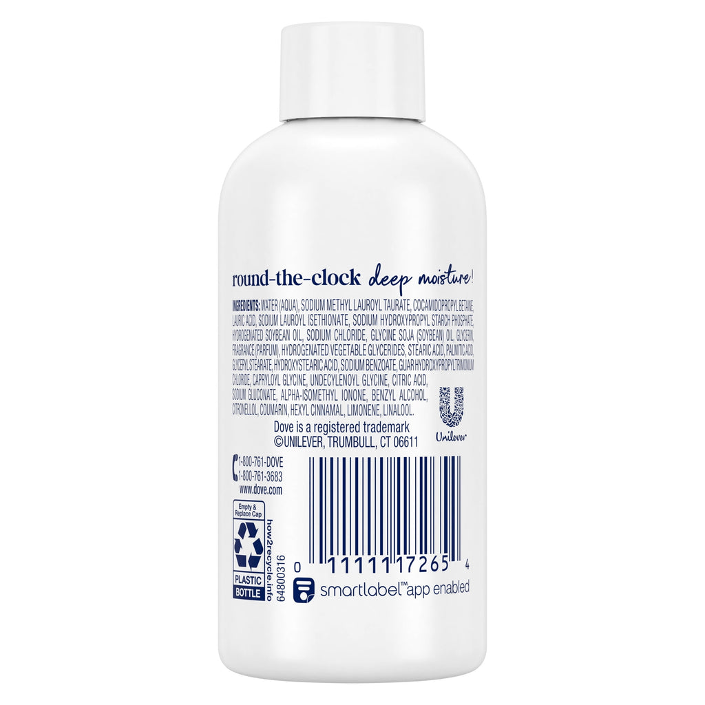 Dove Body Wash For 24hr Lotion-Soft Skin Deep Moisture Moisturizing Skin Cleanser With No Sulfates No Parabens ,3 fl oz