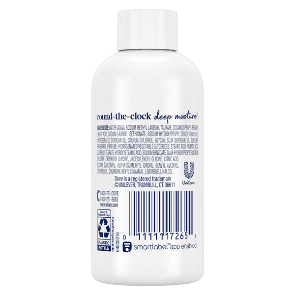 Dove Body Wash For 24hr Lotion-Soft Skin Deep Moisture Moisturizing Skin Cleanser With No Sulfates No Parabens ,3 fl oz
